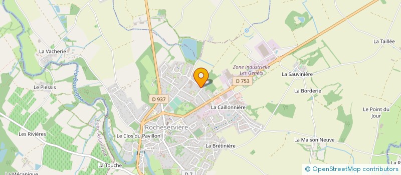 localisation de l'entreprise EUROPLACER INDUSTRIES à ROCHESERVIERE