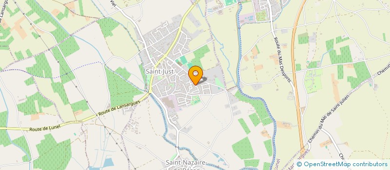 localisation de l'entreprise EUROPLAQUE  SAINT-JUST