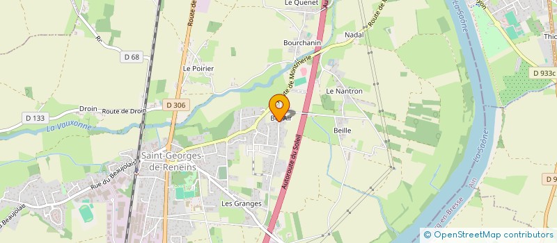 localisation de l'entreprise EUROPLUS  SAINT-GEORGES-DE-RENEINS