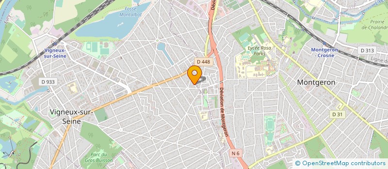 localisation de l'entreprise EUROPMATCO à VIGNEUX-SUR-SEINE