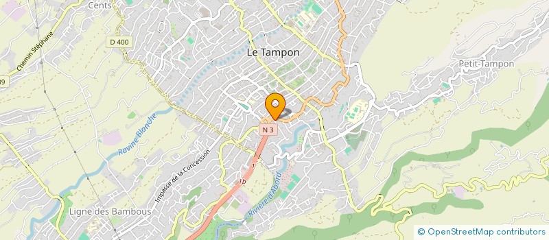 localisation de l'entreprise EUROPNEUS SUD  LE TAMPON