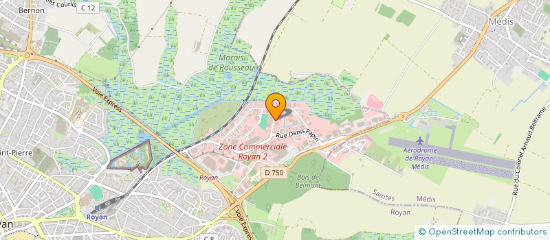 localisation de l'entreprise EUROPNEUS17  ROYAN