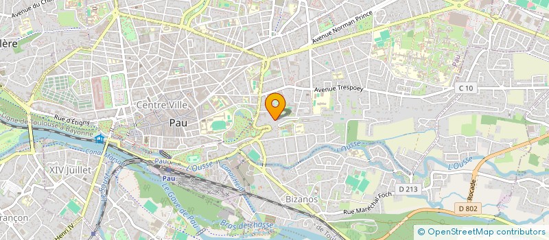localisation de l'entreprise EUROPOLE à PAU