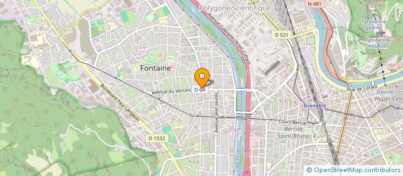 localisation de l'entreprise EUROPOLE GARAGE FILS  FONTAINE