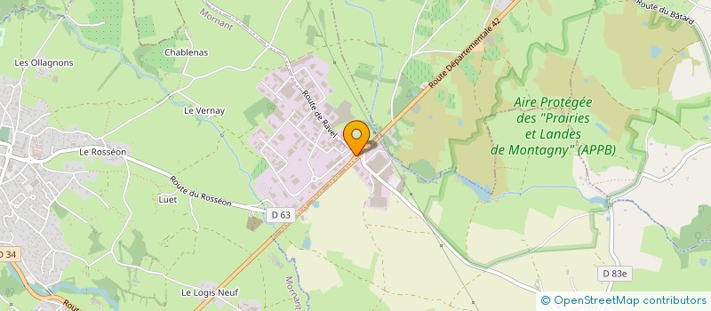 localisation de l'entreprise EUROPOLY  MORNANT