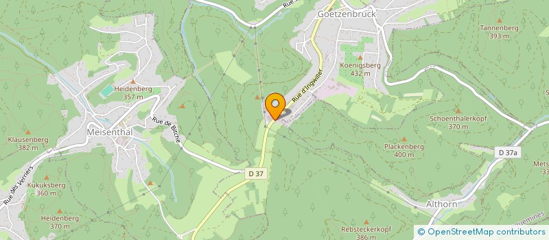 localisation de l'entreprise EUROPORTES  GOETZENBRUCK