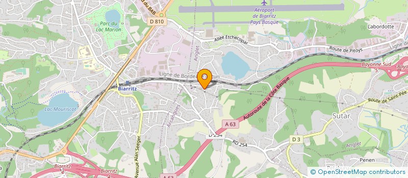 localisation de l'entreprise EUROPOSE à ARCANGUES