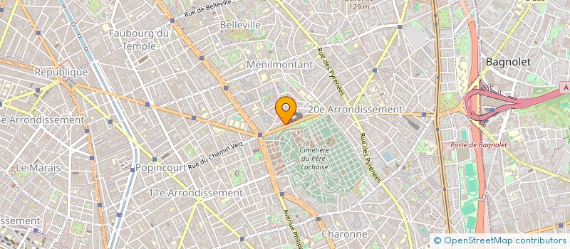 localisation de l'entreprise EUROPOSE à PARIS