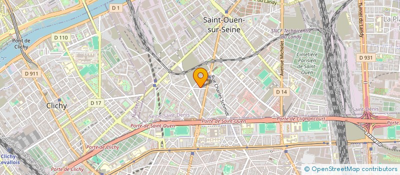 localisation de l'entreprise EUROPOSE CONCEPT  SAINT-OUEN-SUR-SEINE