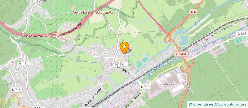 localisation de l'entreprise EUROPOWER FRANCE  MONSWILLER