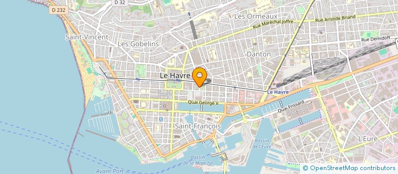 localisation de l'entreprise EUROPP à LE HAVRE