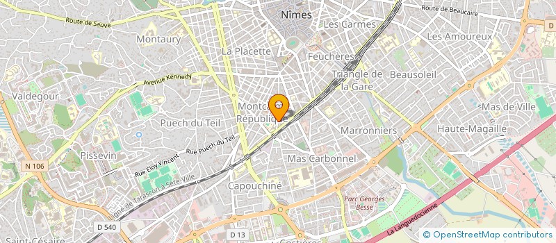 localisation de l'entreprise EUROPREMIUM  NIMES