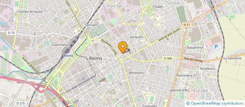 localisation de l'entreprise EUROPRESSE à REIMS