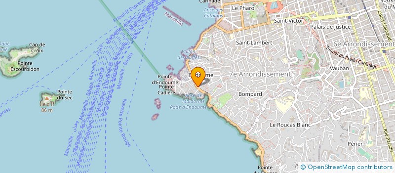 localisation de l'entreprise EUROPRESSE CORNICHE à MARSEILLE