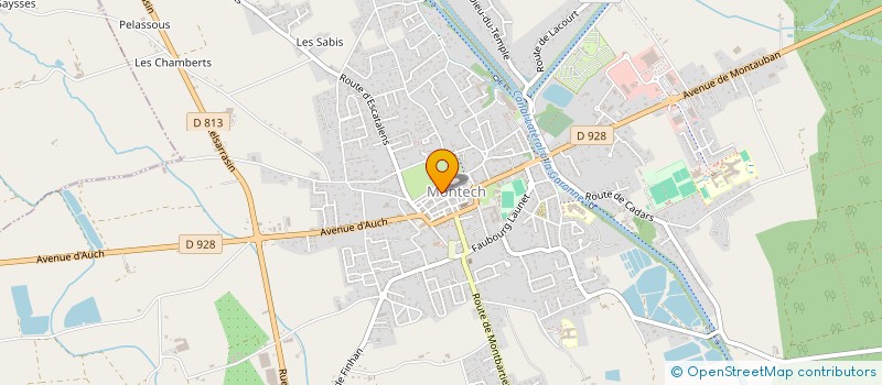 localisation de l'entreprise EUROPRINT 82  MONTECH