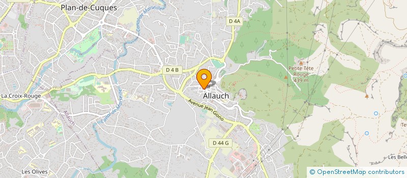 localisation de l'entreprise EUROPRO BTP à ALLAUCH