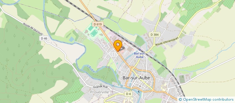 localisation de l'entreprise EUROPROD TECHNOLOGIES à BAR-SUR-AUBE