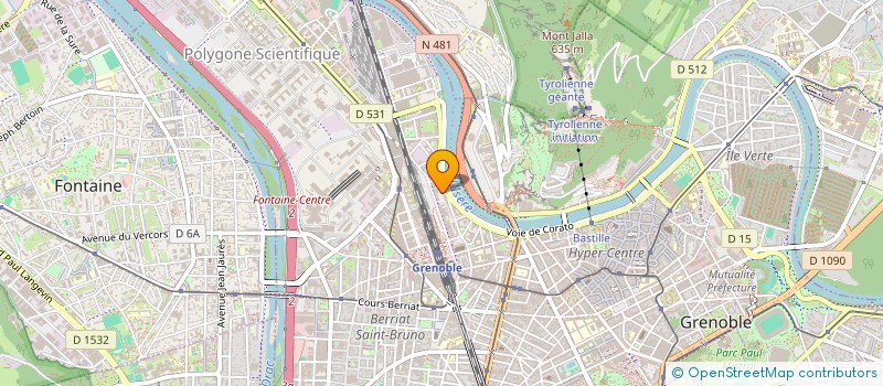 localisation de l'entreprise EUROPROM  GRENOBLE