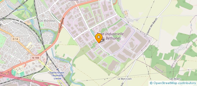 localisation de l'entreprise EUROPROP'NET SERVICES à SAINT-OUEN-L'AUMONE