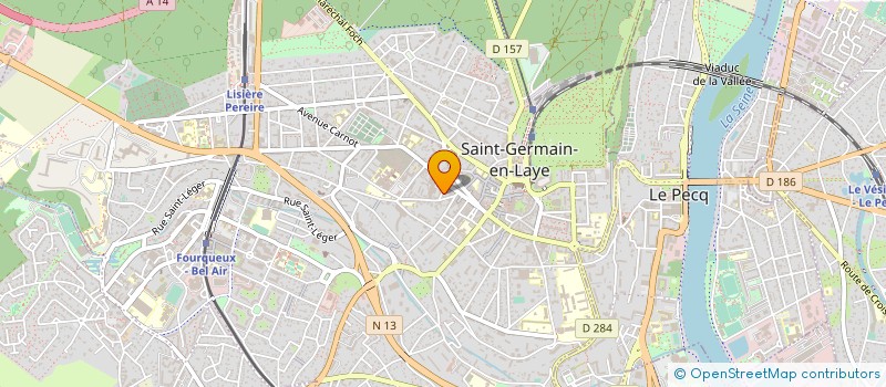 localisation de l'entreprise EUROPROPERTY CONSULTING  SAINT-GERMAIN-EN-LAYE