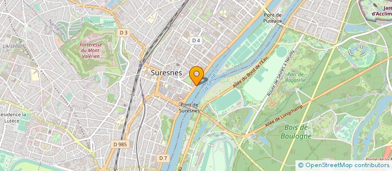 localisation de l'entreprise EUROPROPULSION SA à SURESNES
