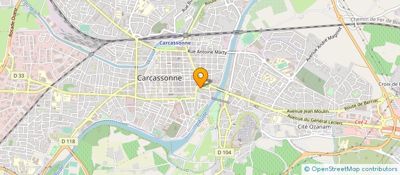 localisation de l'entreprise EUROPROTECH à CARCASSONNE