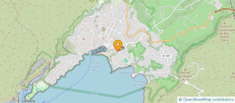 localisation de l'entreprise EUROPROVIS à CASSIS