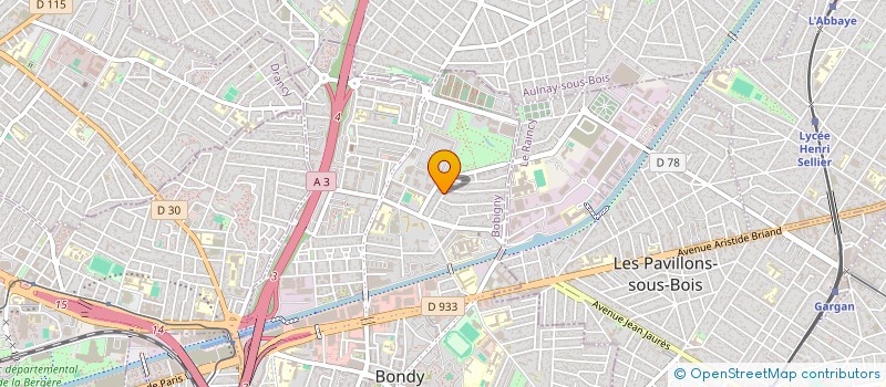localisation de l'entreprise EUROPROVISION à BONDY