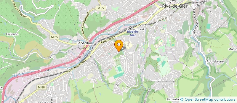 localisation de l'entreprise EUROPSIT  RIVE-DE-GIER