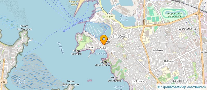 localisation de l'entreprise EUROPSOLO  SAINT-MALO