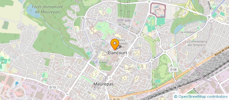 localisation de l'entreprise EUROPTEST à ELANCOURT
