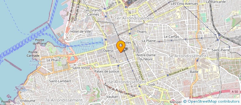 localisation de l'entreprise EUROQUALITE à MARSEILLE