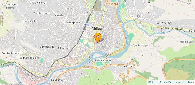 localisation de l'entreprise EUROQUIPMENTS FKK à MILLAU