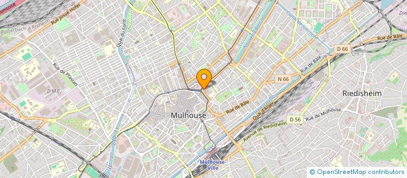 localisation de l'entreprise EUROQUIZ  MULHOUSE