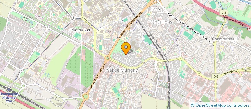 localisation de l'entreprise EURORENOV'  REIMS