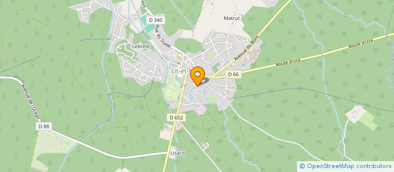 localisation de l'entreprise EUROREP à LIT-ET-MIXE