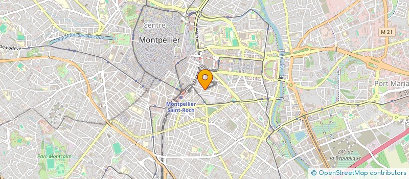 localisation de l'entreprise EUROROCK à MONTPELLIER