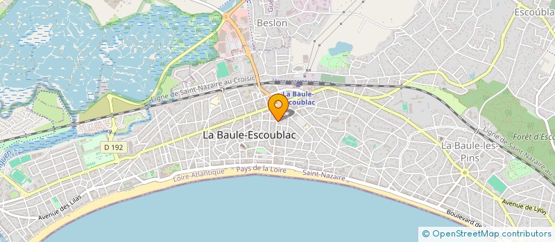 localisation de l'entreprise EUROS à LA BAULE-ESCOUBLAC