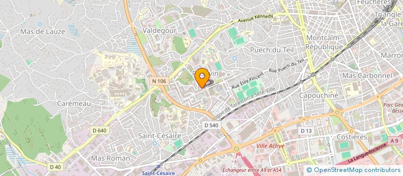 localisation de l'entreprise EUROS PATRIMOINE  NIMES