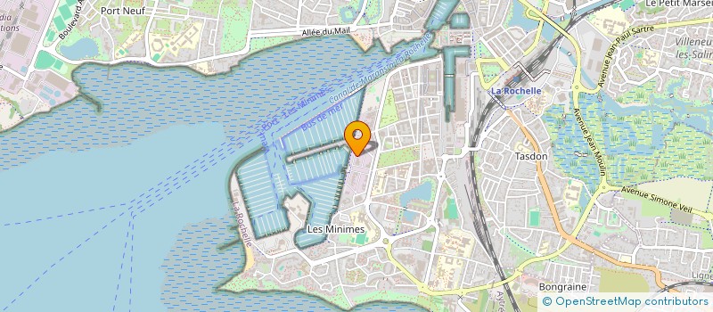 localisation de l'entreprise EUROSAILS à LA ROCHELLE