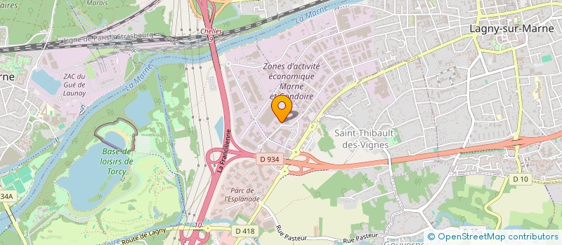 localisation de l'entreprise EUROSALAISON à SAINT-THIBAULT-DES-VIGNES