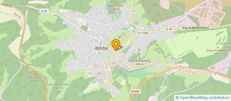 localisation de l'entreprise EUROSANN à BITCHE