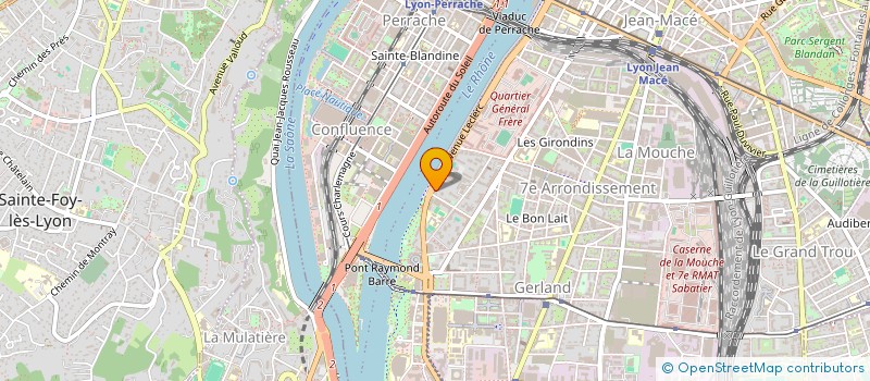 localisation de l'entreprise EUROSANTE à LYON