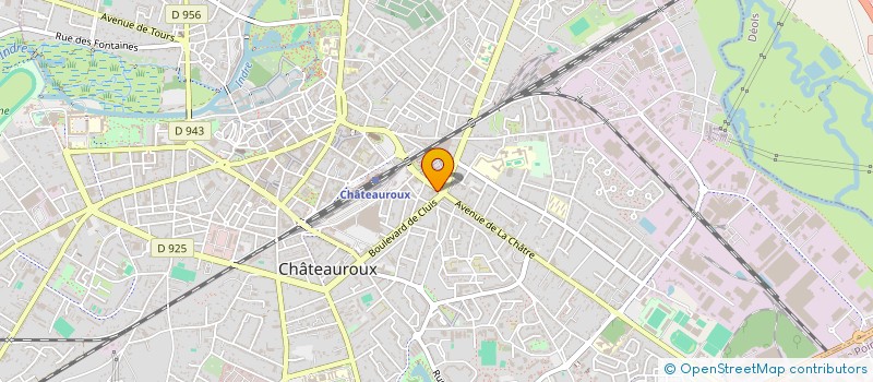 localisation de l'entreprise EUROSAR SA à CHATEAUROUX