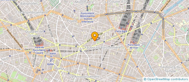 localisation de l'entreprise EUROSAT à PARIS