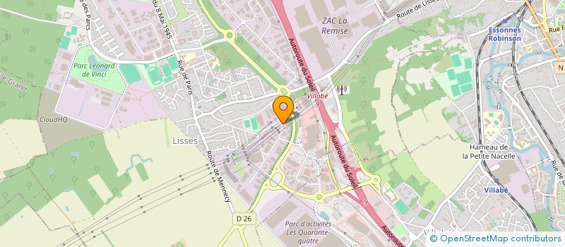 localisation de l'entreprise EUROSAT PLUS à LISSES
