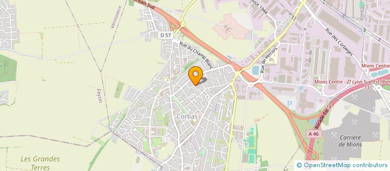 localisation de l'entreprise EUROSBAT à CORBAS