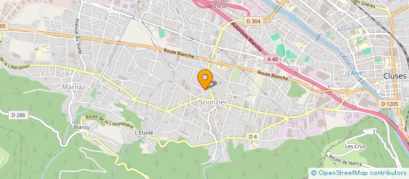 localisation de l'entreprise EUROSCIAGE  SCIONZIER