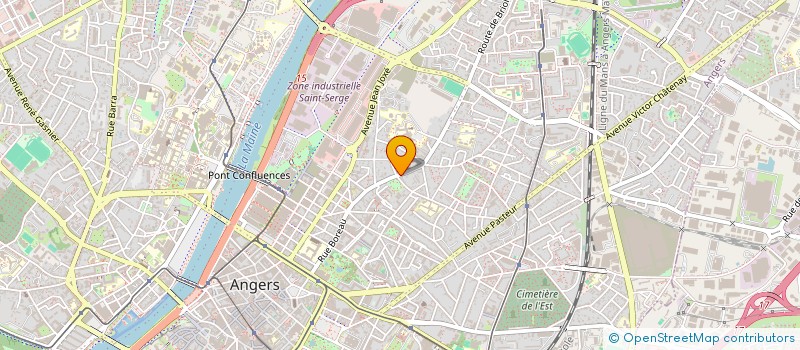 localisation de l'entreprise EUROSCIENCE CONSULTING à ANGERS