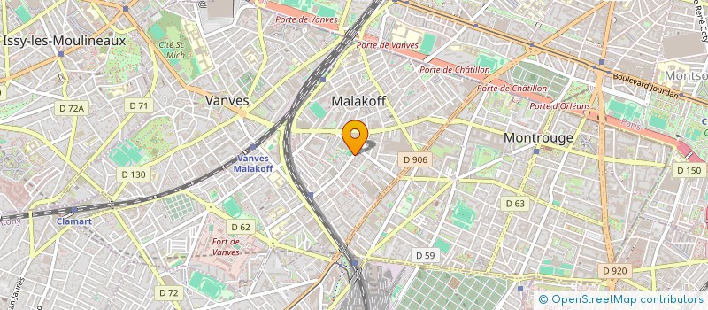 localisation de l'entreprise EUROSCOP à MALAKOFF